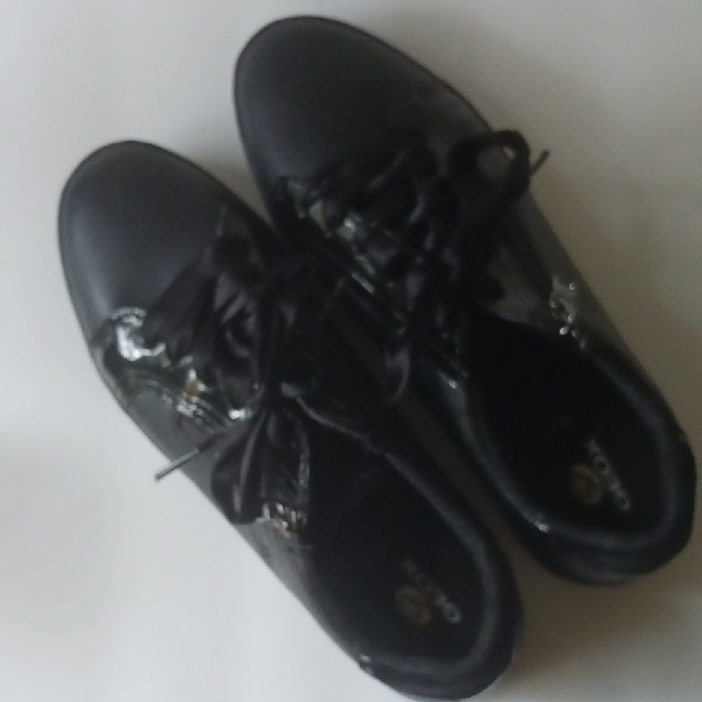 Geox Black Glossy Sneakers